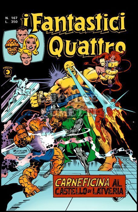 FANTASTICI QUATTRO #   167: CARNEFICINA AL CASTELLO DI LATVERIA